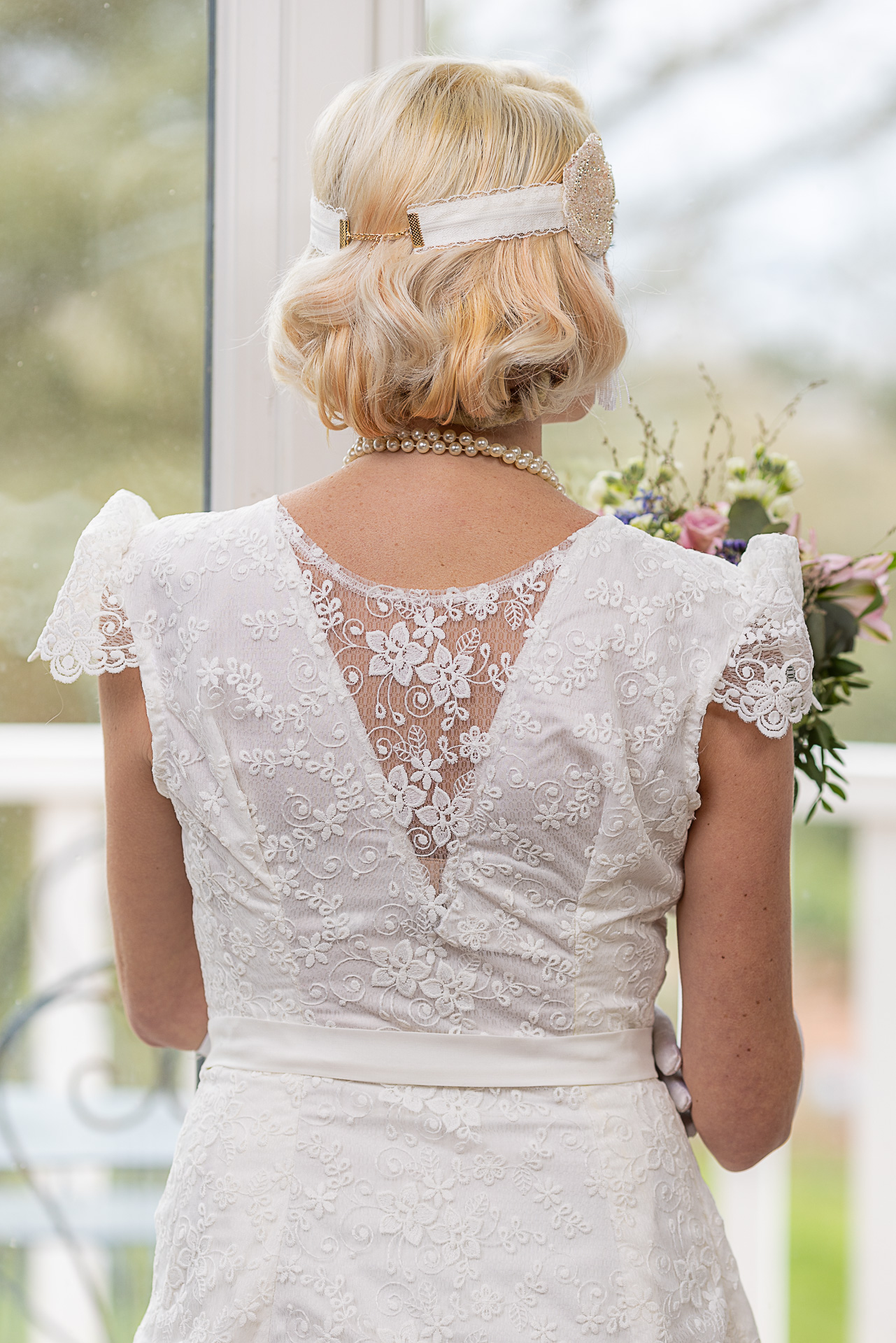 robe de mariée vintage façon années 20 gatsby