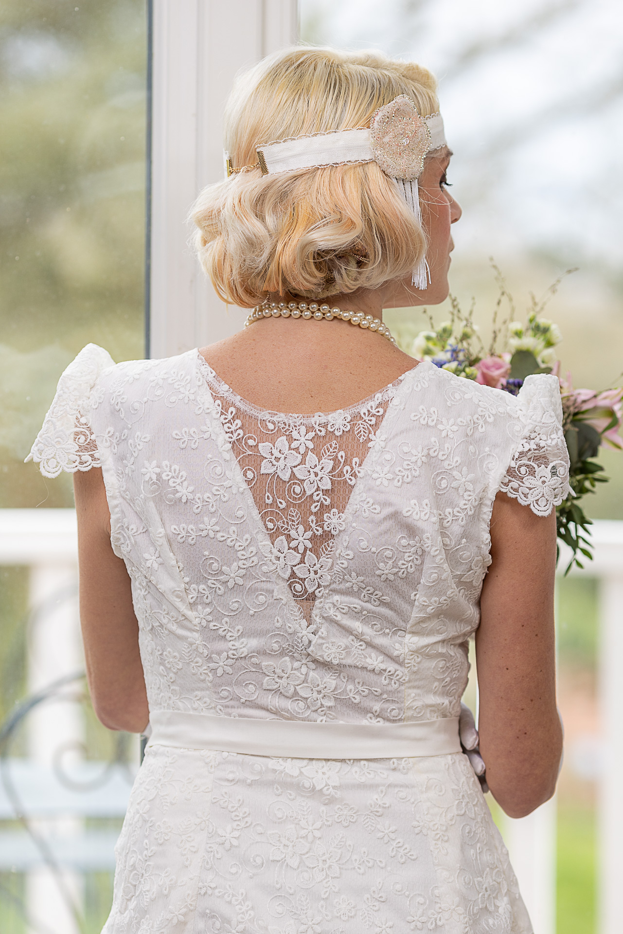 robe de mariée vintage façon années 20 gatsby