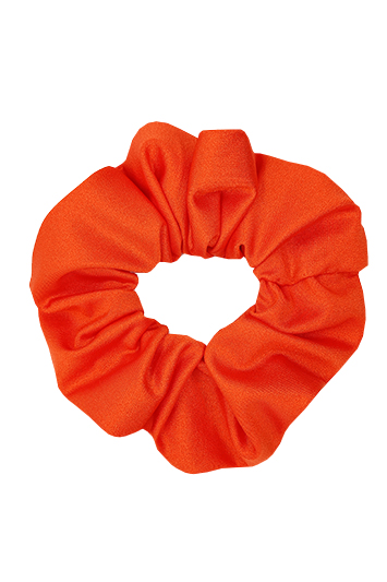 chouchou cheveux made in france lycra orange uni