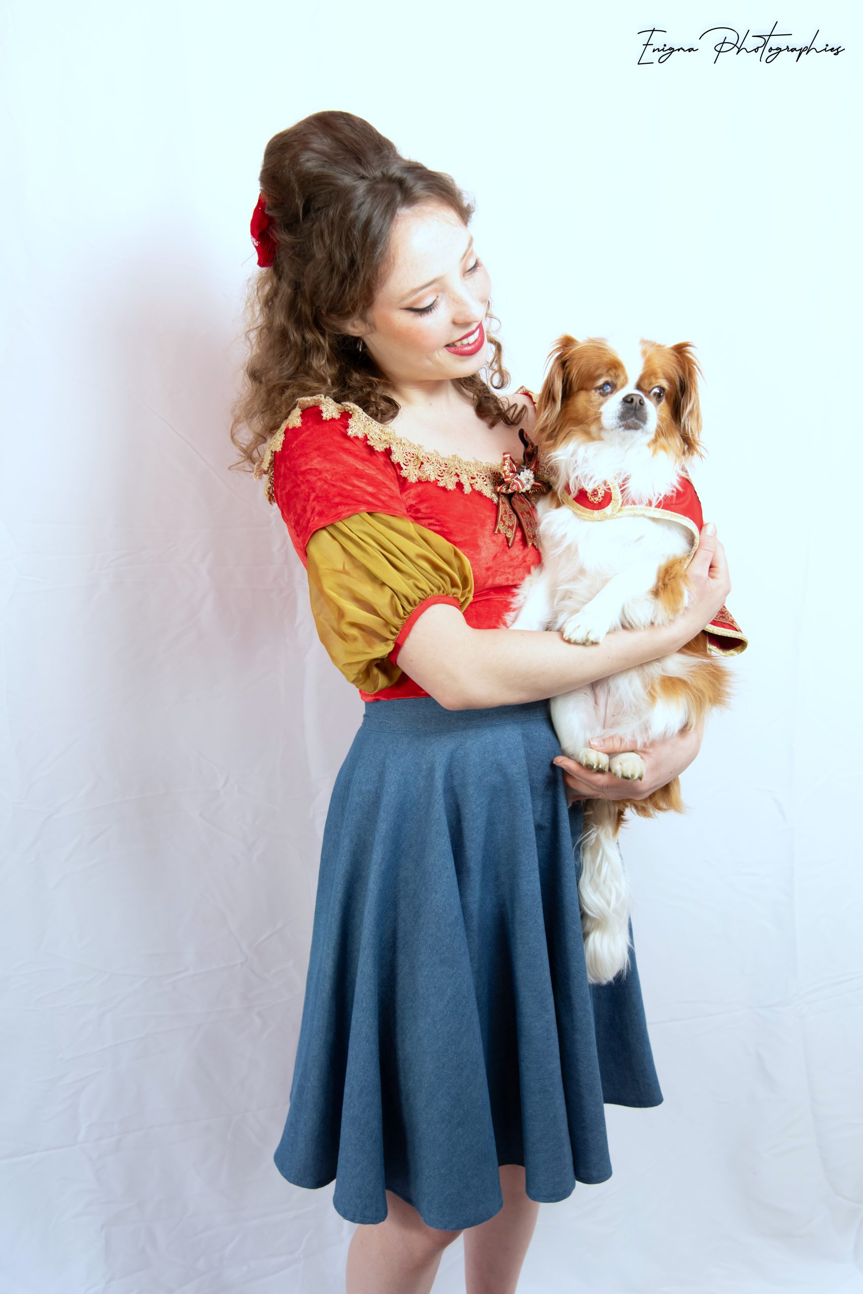 DSC_7099 manteau pour chien rouge et or made in France