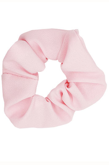 chouchou cheveux fait main polyester rose pâle made in france
