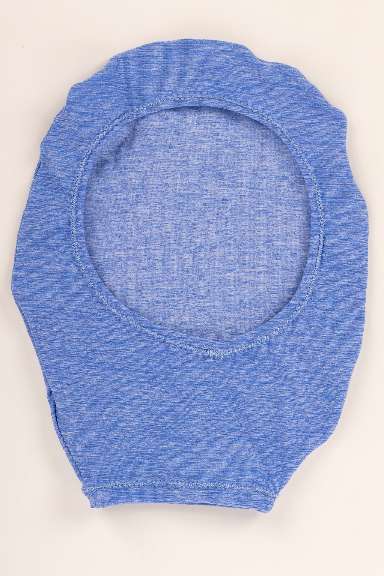 _S3A8049 housse de poche de stomie bleu chiné Made in France