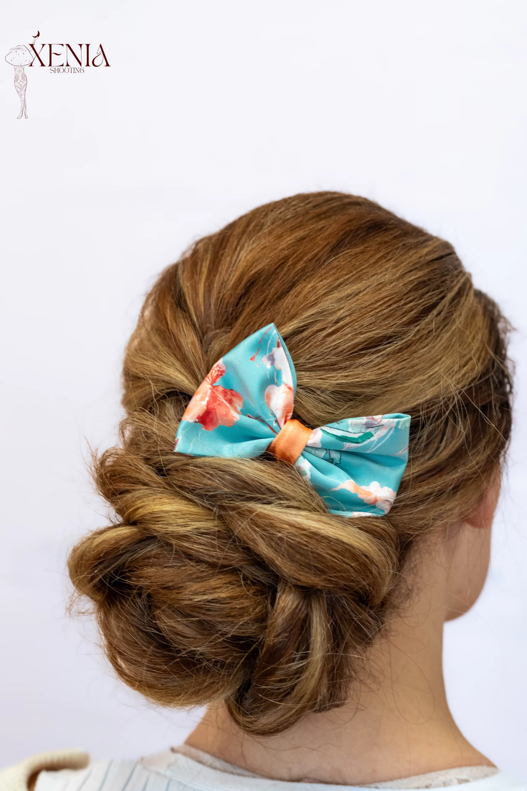 noeud-pour-cheveux-en-satin-vert-lagon-accessoire-made-in-france-fait-main noeud pour cheveux made in france en satin vert lagon