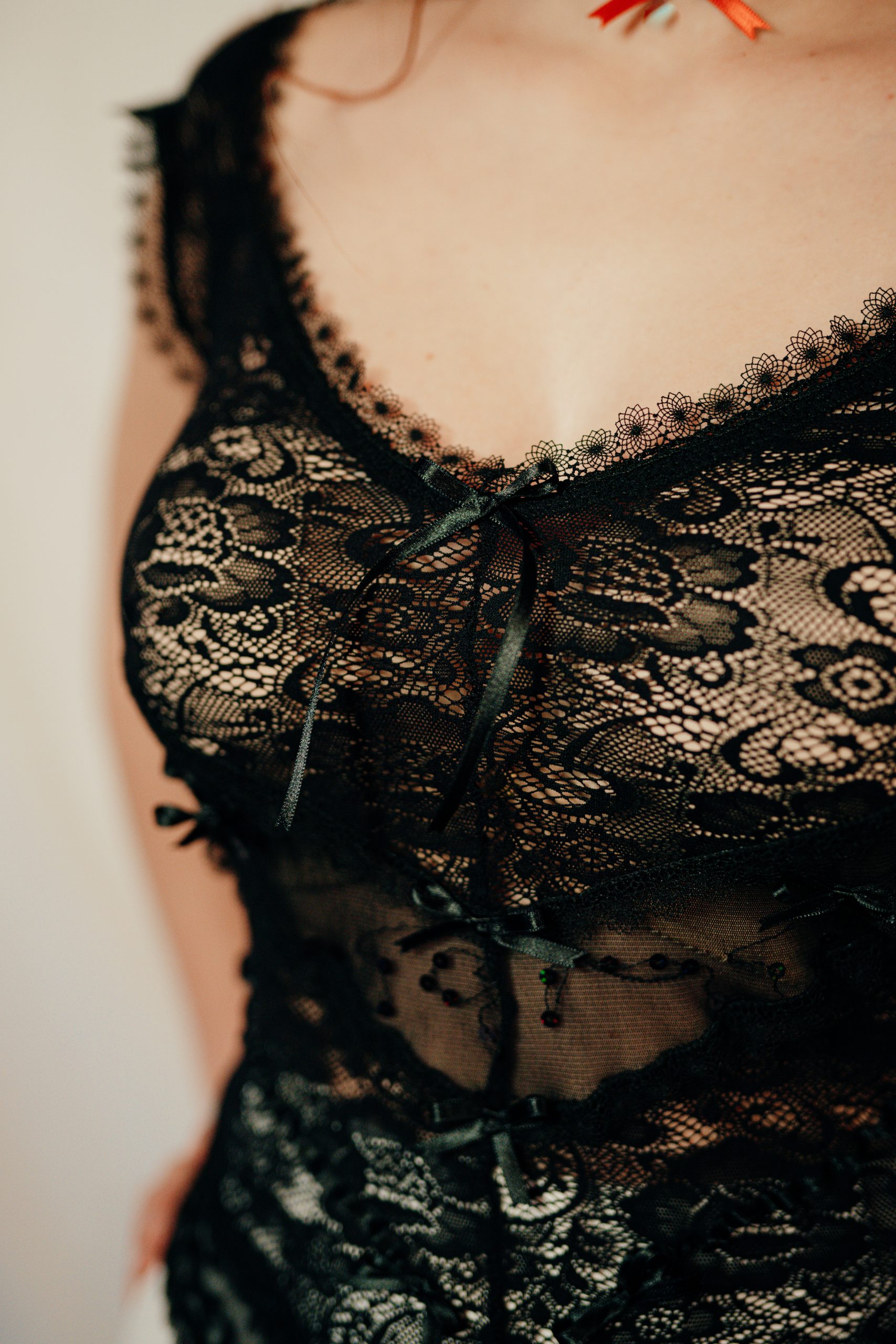 caraco lingerie femme made in france fait main dentelle noire