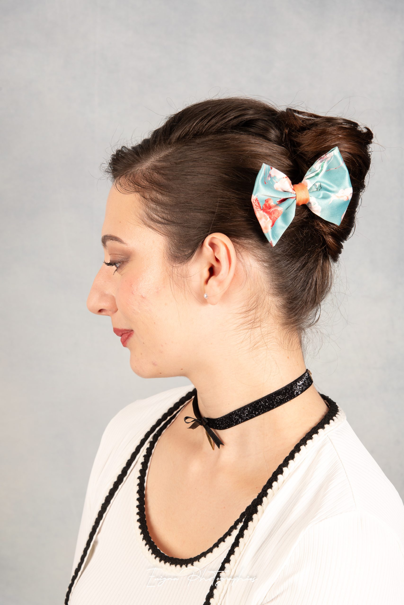 noeud-cheveux-made-in-france-satin-vert-pastel noeud pour cheveux made in france fait main satin vert pastel