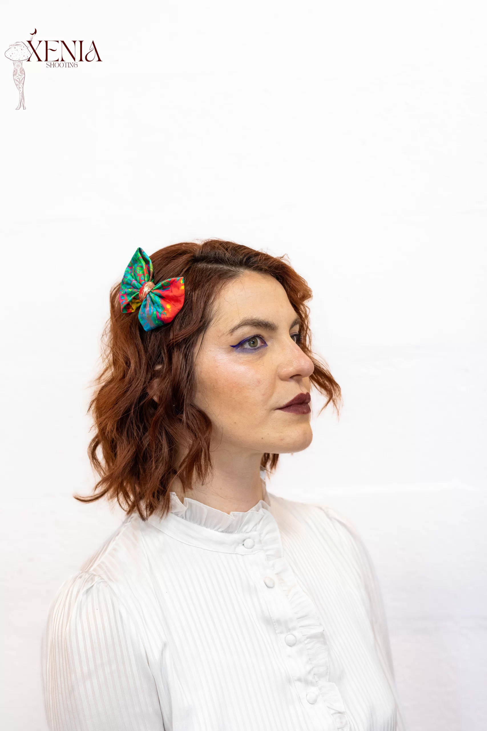 accessoire-cheveux-noeud-rouge-vert-or-made-in-france noeud pour cheveux made in france multicolore