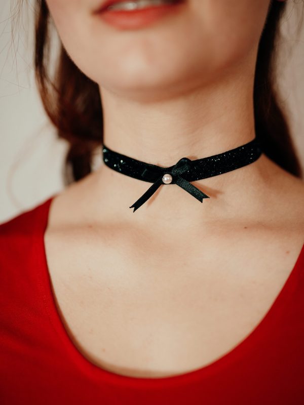 L.S_04.01_C&D-23 made in france black choker necklace