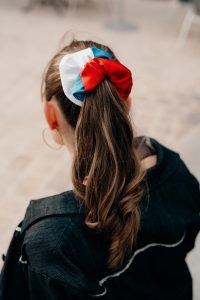 chouchou cheveux made in france tricolore bleu blanc rouge