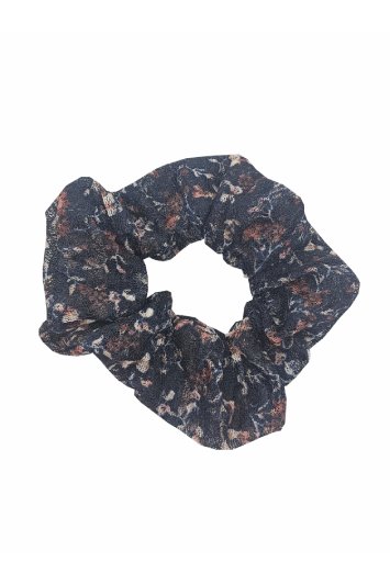 chouchou cheveux Made in France dentelle noire