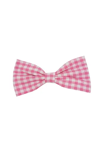 noeud papillon pour chien Made in France vichy rose